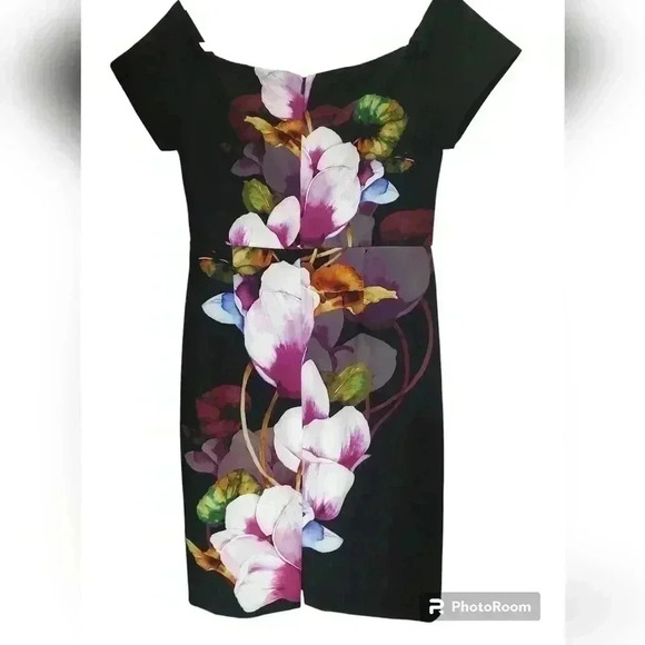 Trina Turk Ruby Off-the-Shoulder Tulip Floral Sheath Dress - Picture 3 of 5